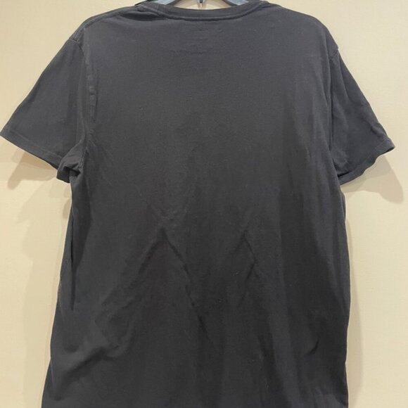 GUESS SKULL ROSES T-SHIRT BLACK EMO GOTHIC SIZE LARGE - Picture 8 of 12